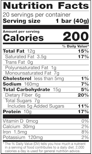 Nature Valley Protein Chewy Snack Bars, Peanut Butter Dark Chocolate, 20 Bars, 28.4 oz