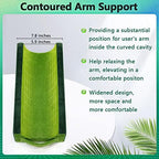 Zelen Arm Wedge Elevation Pillow Post Surgery Wrist Arm Tunnel Pillow Elevating Arm Support Elbow Pillow for Sleeping Adults Arm Rest Foam Medical Wedge Pillow Elevated Broken Arm Elevator