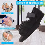 GHORTHOUD Post-op Shoes Heel Wedge Healing Shoe Lightweight Heel Relief Medical Orthopedic Foot Brace Off-loading Shoes for Ulcerations, Feet Wounds(Large)