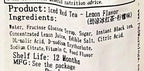 Chinese Lemon Tea Drink, 500ml,6 Bottles