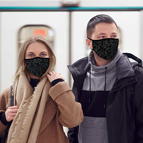 WEDDINGSTAR 3-Ply Adult Washable Cloth Face Mask Reusable and Adjustable with Filter Pocket - Many Faces