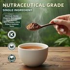 Dimmak Herbs Organic Astragalus Root Extract 10:1 Powder (Ultra Potent Immune Tonic)- TCM Doctor Sourced Huang Qi for Vitality, Telomere Support & Jing- No Cooking Needed, Instant Tea (4oz)
