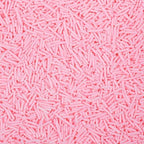 Pink Sprinkles, Edible Light Pink Jimmies Sprinkles for Baking Topping, Cupcakes, Cookies, Ice Cream & Cake Decorating, Wedding Party Valentines Supplies