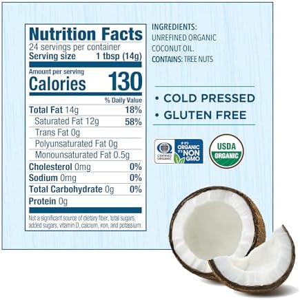 Carrington Farms Organic Virgin Coconut Oil, 12 Fl Oz