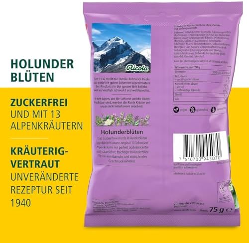 Ricola Holunderblüten Beutel, 75 g