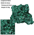 SUNYIK Natural Raw Malachite Crystal Cluster Stone, Healing Reiki Crystal Rocks Mineral Specimen for Home Decoration, 0.07lb