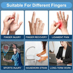 5PCS Trigger Finger Splint, Finger Braces Joint Stabilizer, Adjustable Mallet Splint and Hand Brace, Finger Straightener for Arthritis – Fits Thumb, Index, Middle, Ring and Pinky Finger（5PCS）
