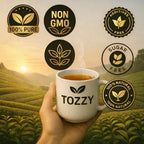 Tozzy Organic Oolong Tea – 100 Count, Plant-Based Pyramid Tea Bags
