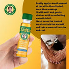 Herbal Massage Oil, Soothing Blend for Relaxation, 20cc (Pack of 3) (Yellow)