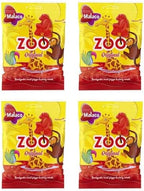 Malaco Zoo Original Fruit Taste Chewy Gummy 4 packs of 80g