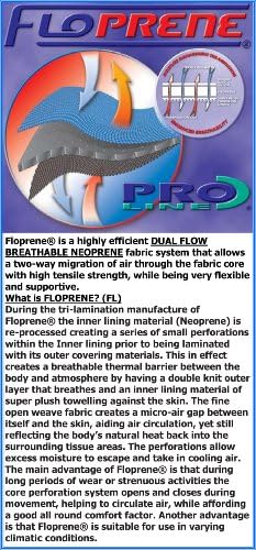 Floprene Chest Brace Black, Size - Large/X.Large
