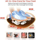 COMFIER Shiatsu Foot Massager with Heat, Kneading Rolling,Vibration, Compression,Remote Control,Foot Massage for Neuropathy,Plantar Fasciitis,Size 13“
