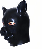 Latex Hood Full head 3D Heavy Mould Latex Pig Animal Mask Party Mask