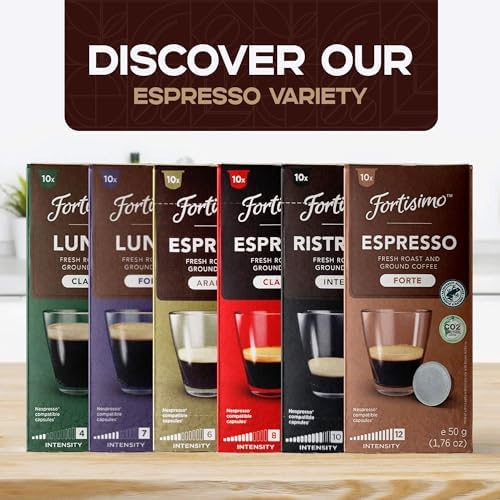 CAPSUCUP Espresso Pods Variety Pack - 100 Count Coffee Capsules Compatible with Nespresso OriginalLine Machines.