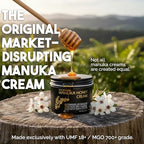 BALM OF GILEAD Manuka Eczema Honey Cream - Moisturizer for Sensitive Skin, Eczema, Psoriasis & Dermatitis - Manuka Honey Ointment, Grassfed Tallow