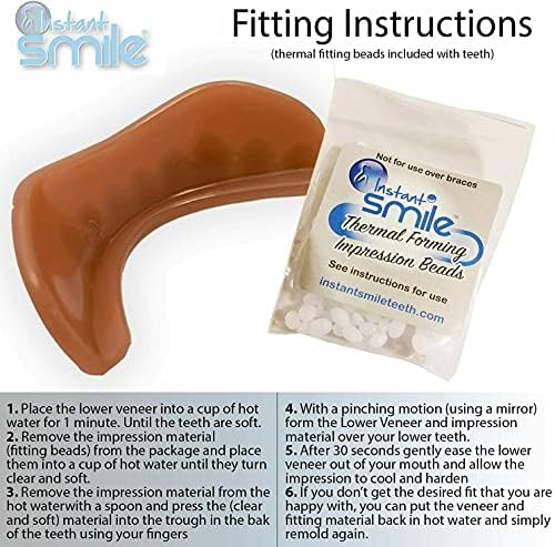 Instant Smile Comfort Fit Flexible Lower Teeth