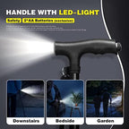 BigAlex Folding Walking Cane with LED Light,Pivoting Quad Base,Adjustable Walking Stick with Carrying Bag for Men/Women
