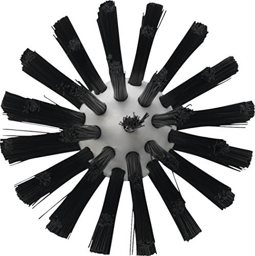 Vikan 5380-77-9 Stiff Tube Brush, Polyester, 3-3/32" x 6" OAL, Black