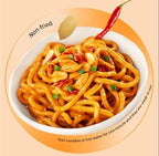 XCVFDVOR Japanese Udon Noodles, Thick and Chewy, Suitable for Stir-fried Noodles, Mixed Noodles, Hot Pot, No Soup, Easy to Cook, 3 Packs, 7 Ounces Each
