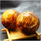 Health & Household Golden Black Coral sea Willow Healing Handball Ball (Size : 1pcs)