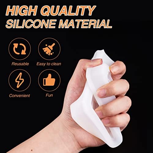 NiArt 3 Piece Epoxy Resin Casting Soft Silicone Mold Soap Holder Hand Craft Home Bathroom Kitchen Decor Sponges Scrubber