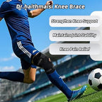 Professional Knee Brace for Men & Women - Hinged Support for Knee Pain, Arthritis, Meniscus Tear, ACL Injury - Breathable, Adjustable, Stabilizing Compression Sleeve for Running, Sports, Workout (Medium)