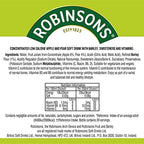 Robinsons Fruit and Barley Real Fruit Squash, Low Calorie. Apple and Pear, 1 Litre, 20 Servings