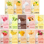 Food Flavoring Oil, 28 Flavors Candy Flavoring, Concentrate Imitation Flavor Extract for Baking, Lip Gloss, Drinks, Cooking, Soap - Water & Oil Soluble - .25 Fl Oz (6 ml) Bottles