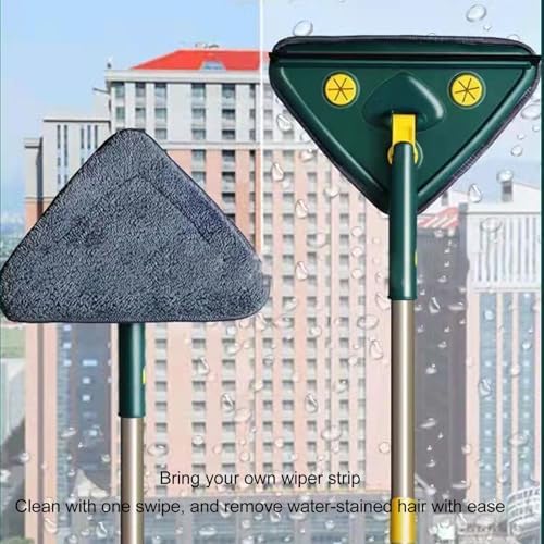 Wall Mop, Removable Efficient Triangle Mop with Long Handle for Cleaning Painted Wall Ceiling