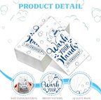Seajan 200 Packs Bathroom Paper Napkins Disposable Bathroom Paper Guest Hand Towels Decorative Paper Napkins for Hostess Gifts Shower Spa Wedding Birthday Party Supply(Dark Blue)