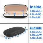RayLove Unisex Hard Shell Eyeglasses Cases, Protective Case For Glasses