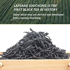 Oriarm Lapsang Souchong Unsmoked Black Tea from Wuyi Mountain- Chinese Loose Leaf Tea Zheng Shan Xiao Zhong without Smoke - 450g Ziplock Resealable Bag