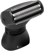 MANGROOMER Back Hair Shaver Replacement Complete Attachment Head with Shock Absorber Neck and Smooth Shaving Foil