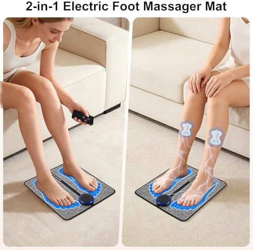 EMS Foot Massage for Muscle Relaxation, Transcutaneous Electronic Nerve Stimulator, 10 Modes 19 Gears