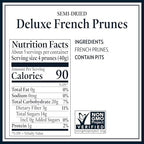 St. Dalfour Deluxe French Prunes - 7oz - All Natural, No Preservatives or Artificial Ingredients - Made in France - Pack of 2