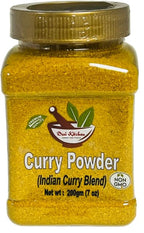 Desi Kitchen Spices All Natural | Salt Free | Vegan | NON GMO | Curry Powder (Indian Curry Blend) 200gm (7 oz)