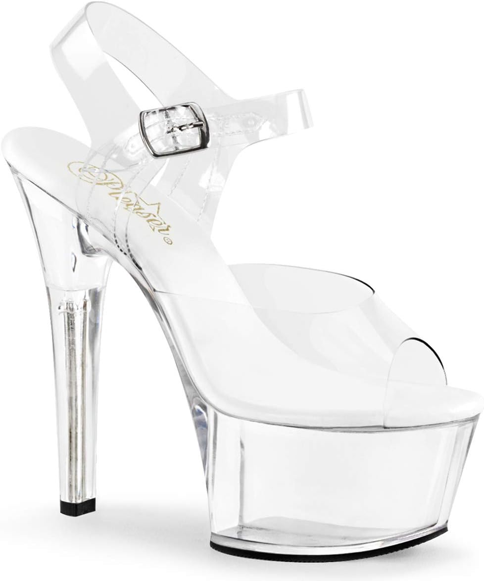 Pleaser Women's Asp608/c-b/c Platform Sandal