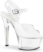 Pleaser Women's Asp608/c-b/c Platform Sandal