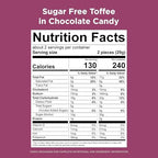 RUSSELL STOVER Sugar Free Toffee Squares in Chocolate Candy, 2 oz. bag (Pack of 10)