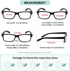 Eyekepper (Must Buy Both Eye) Black-Right Eye +0.50 Reading Glasses with Different Strength for Each Eye