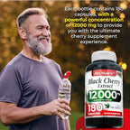 FITO MEDIC'S Lab | Black Cherry |180 Capsules | Cherry Pills | Black Cherry Capsules | Ultra high Absorption