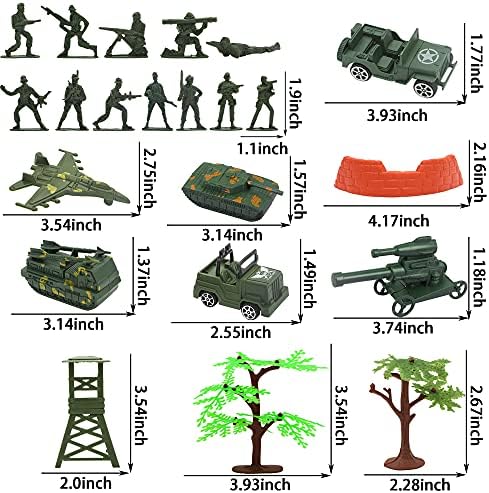 35pcs Camo Cake Cupcake Toppers Camouflage Cake Decorations Army Military Party Supplies with Camo Happy Birthday Cake Topper Army Men Tanks Vehicles for Army Military Themed Party Boys Girls Veteran