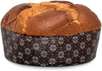 Italian Pistachio and Chocolate Panettone, Pack of 1 - Artisan Holiday Bread, Festive Dessert, Premium Gift, Traditional Baked Loaf, 750g (1.65 lb) x 1