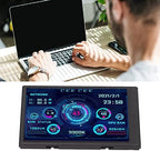 3.5in Computer Temp Monitor, PC Sensor Panel Display, PC CPU HDD Data Monitor Computer Temperature Display for System(3.5inch)