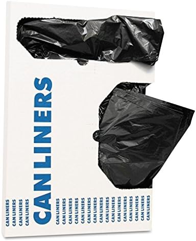 RePrime H4832TKX01 Can Liners, 16 gal, 1 mil, Black, 24-Inch x 32-Inch, 250/Carton