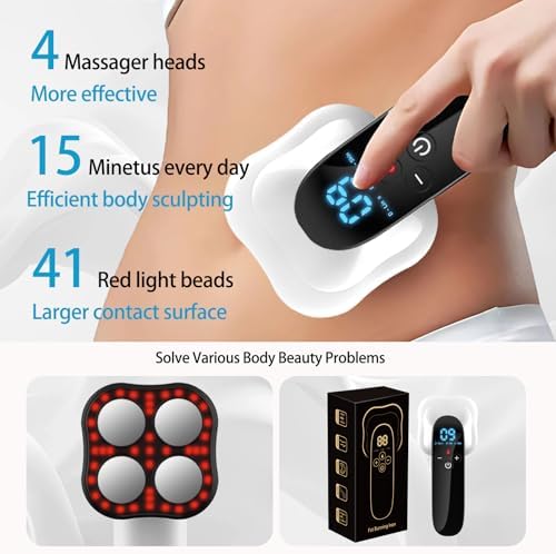 MASIKE Body Sculpting Machine - Professional Cordless Cellulite Massager - Suitable for Belly, Neck, Leg, Hip, Arm, Portable Home Tool for Women