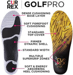 CURREX GolfPro Insoles for Golf Shoes – Arch Support Inserts to Improve Balance, Stability, Comfort & Performance, Help with Foot & Heel Pain Relief – for Men & Women – Medium Arch, 2XL