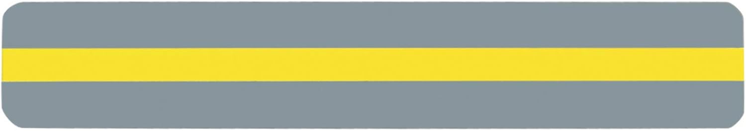Ashley Productions ASH10800 Reading Guide Strip, 1.5" Wide, 8.5" Length, 0.05" Height, Yellow