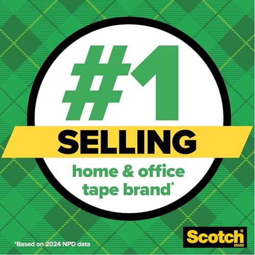 Scotch Magic Tape, Invisible, Home Office Supplies and Back to School Supplies for College and Classrooms, 6 Tape Rolls with Dispensers