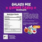 Gummy Planets Mix - 19 Oz Jar (30 Count) - Individually Wrapped Planet Gummies - Space Candy - Gummy Balls - Strawberry Jam Center - Chewy Candy for Goodie Bags & Party Favors